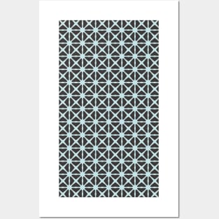 Abstract Asymmetry Geometric Pattern Posters and Art